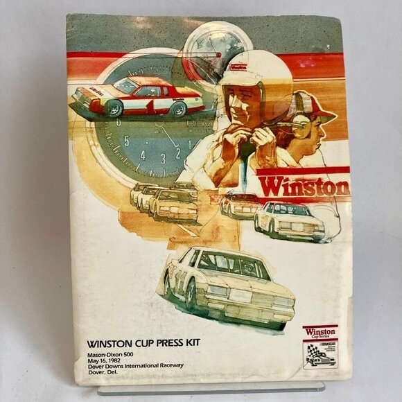 1982 NASCAR Winston Cup Press Kit Mason Dixon 500 Dover Downs Raceway Vintage - Picture 1 of 11